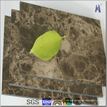 Panel de aluminio de mármol compuesto para la decoración de los gabinetes de cocina (XH005)